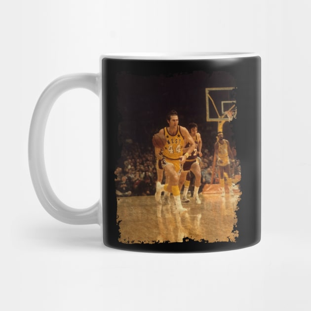 Jerry West and Wilt Chamberlain - All Star Game, 1972 by Omeshshopart